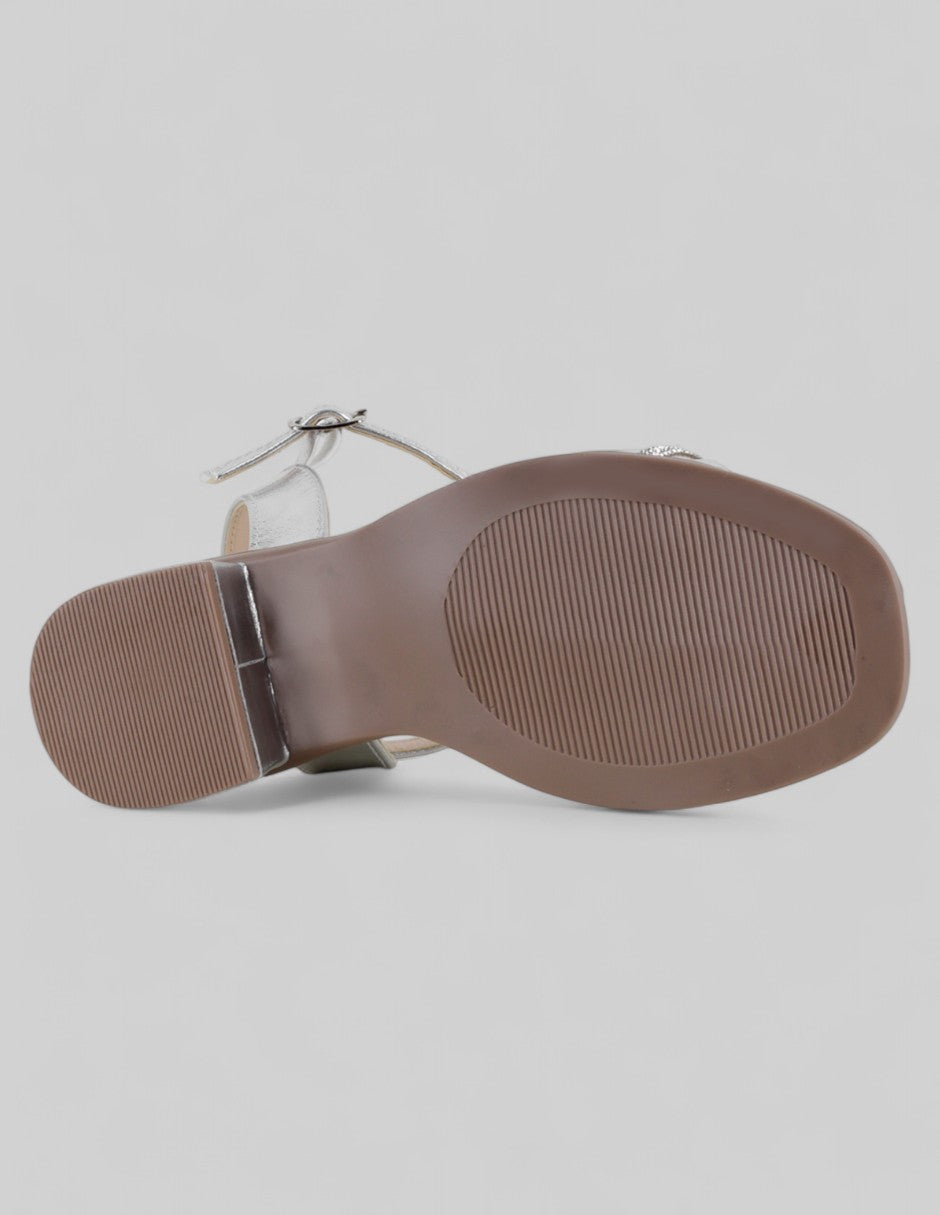 Sandalias Kids  en Sintético – Plata