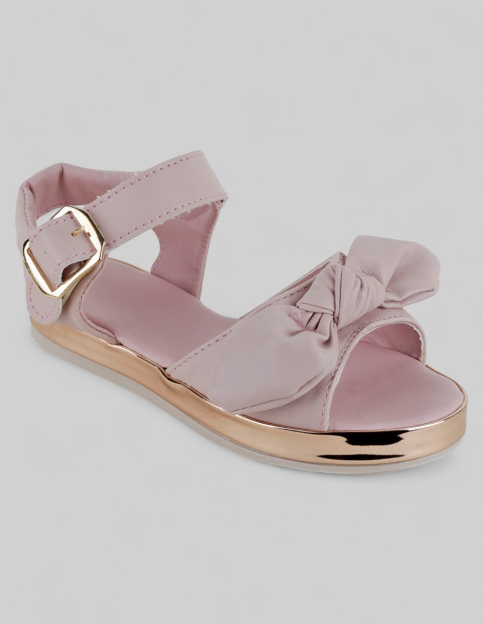 Sandalias Kids  en Piel vegana – Rosa