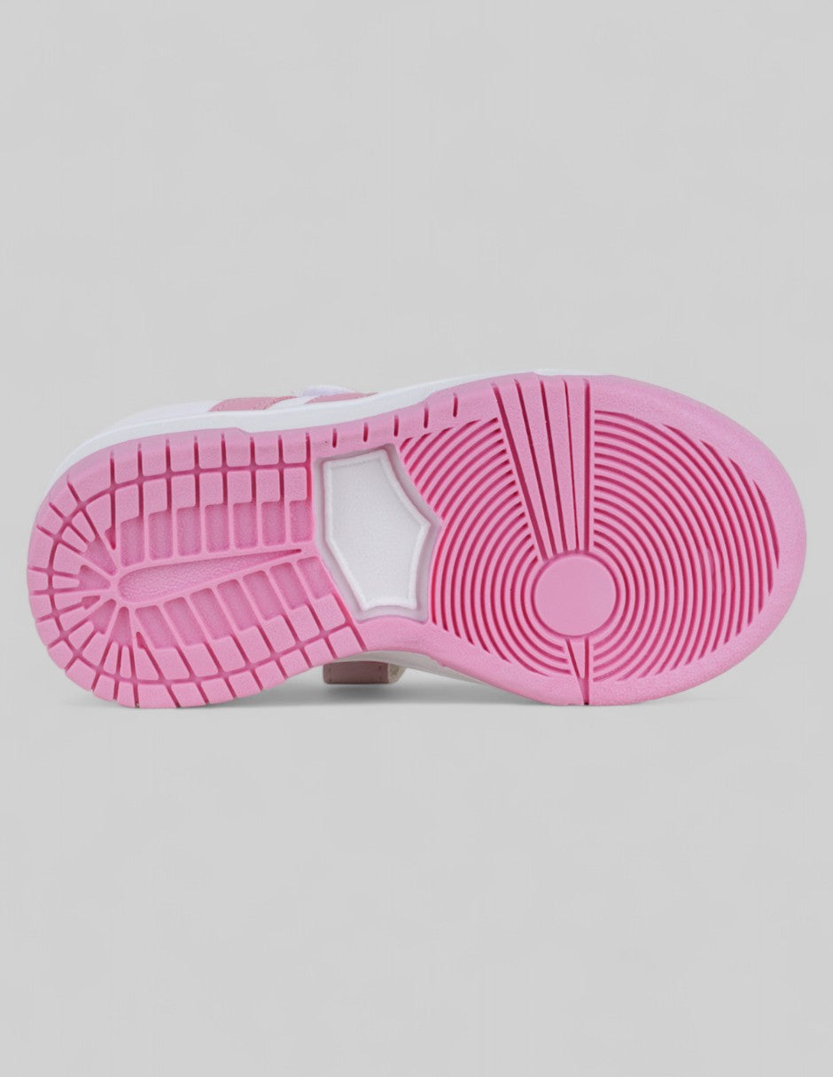 Tenis Kids  en Piel vegana – Blanco