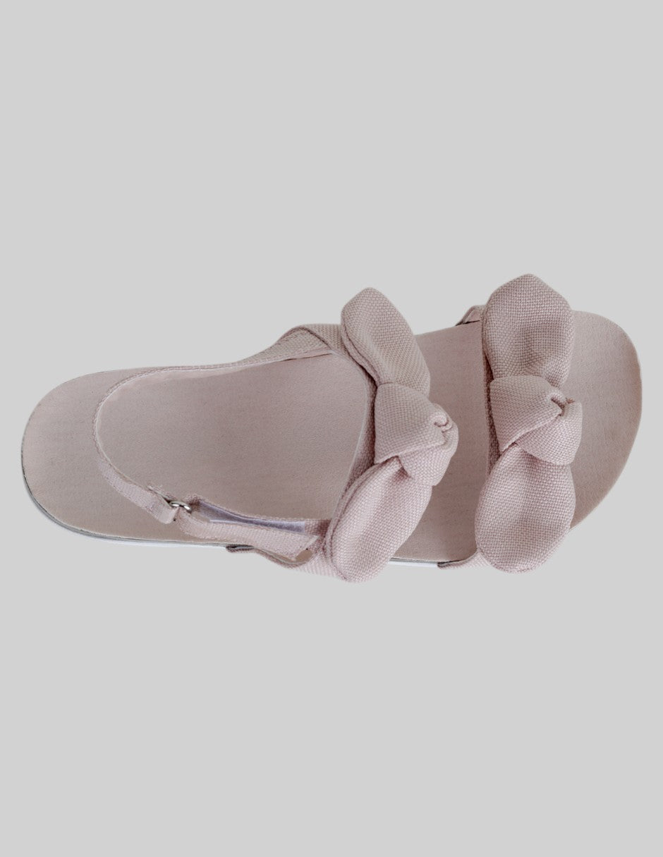 Sandalias Kids  en Textil – Rosa