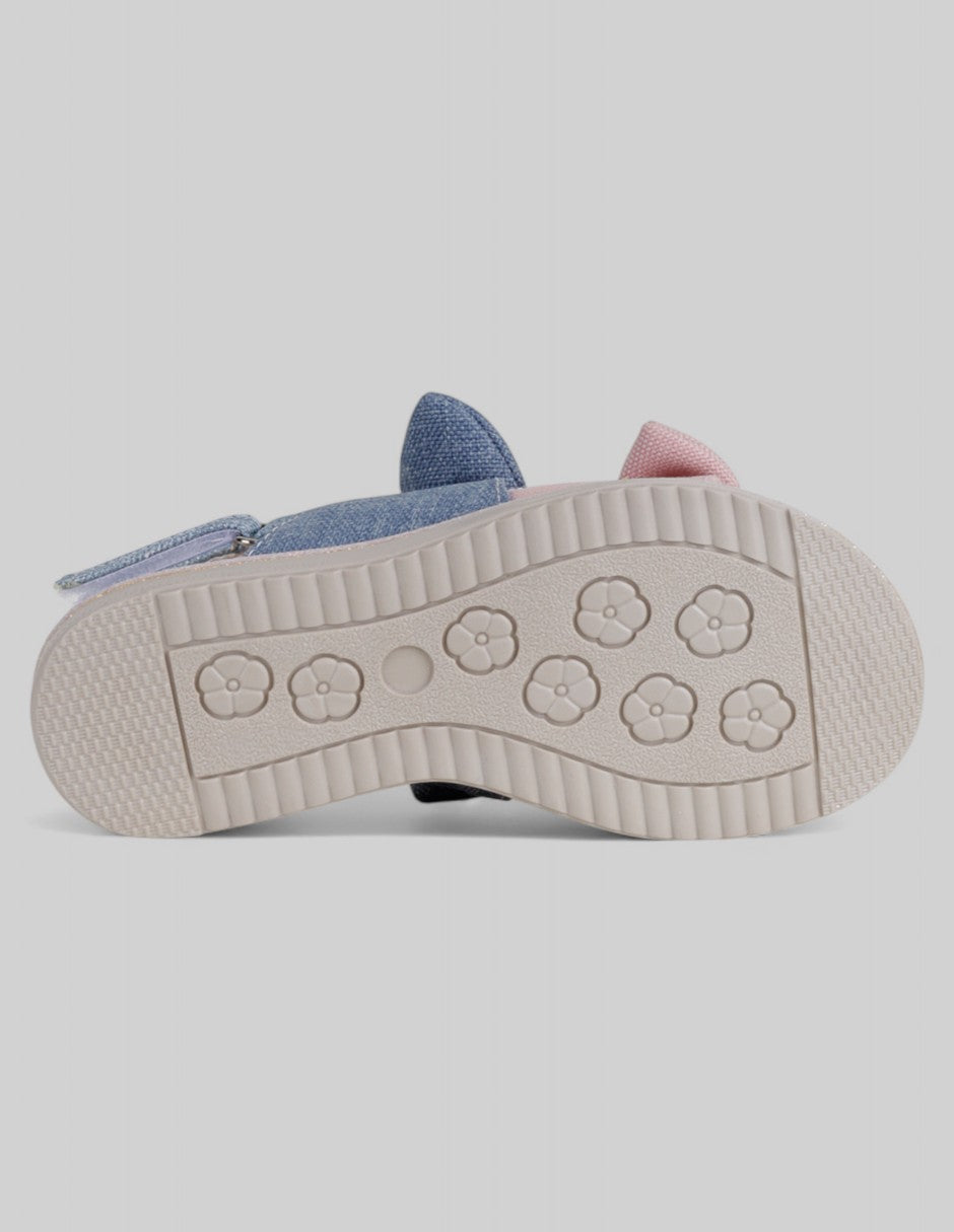 Sandalias Kids  en Textil – Multicolor