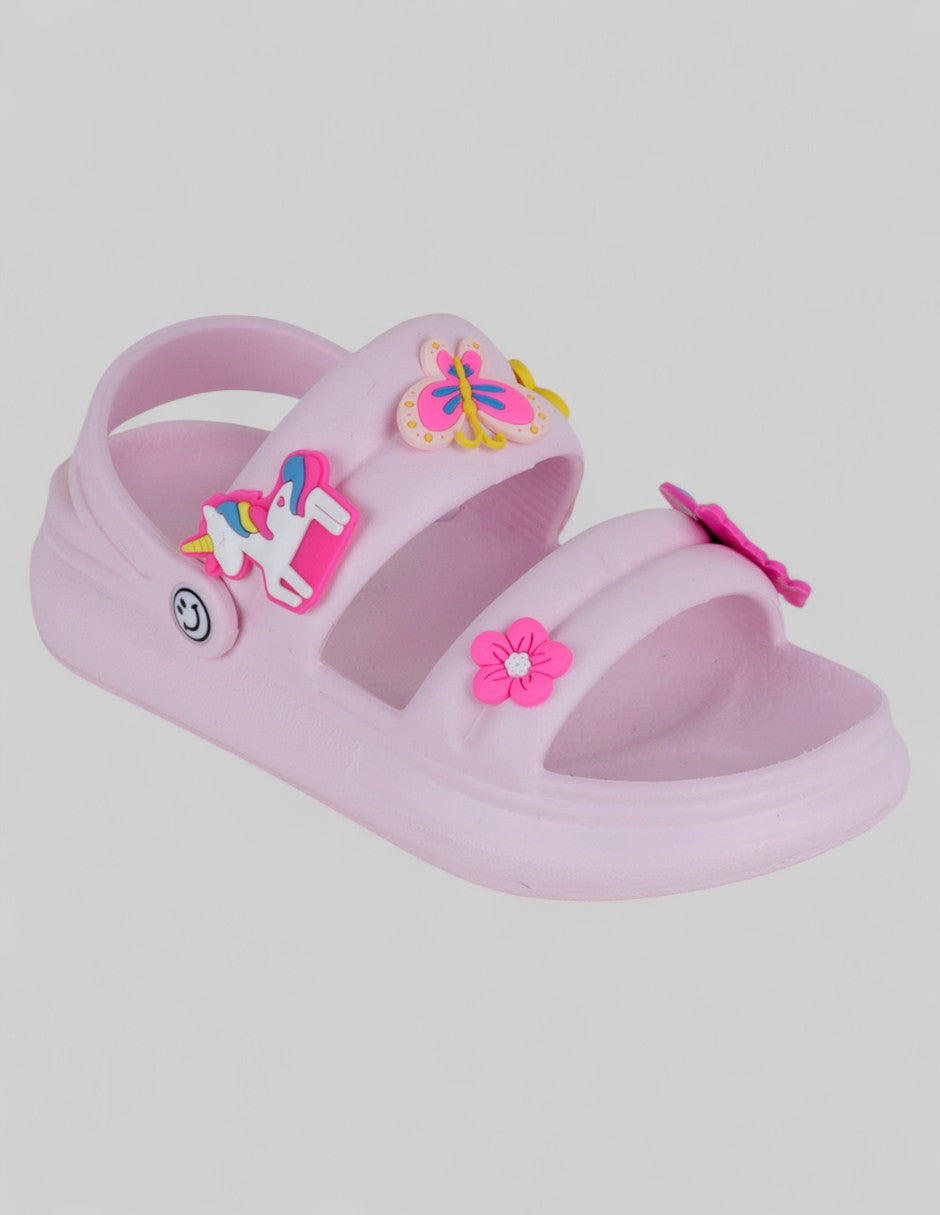 Sandalias Kids  en Sintético – Rosa