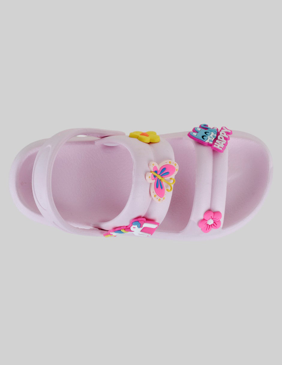 Sandalias Kids  en Sintético – Rosa