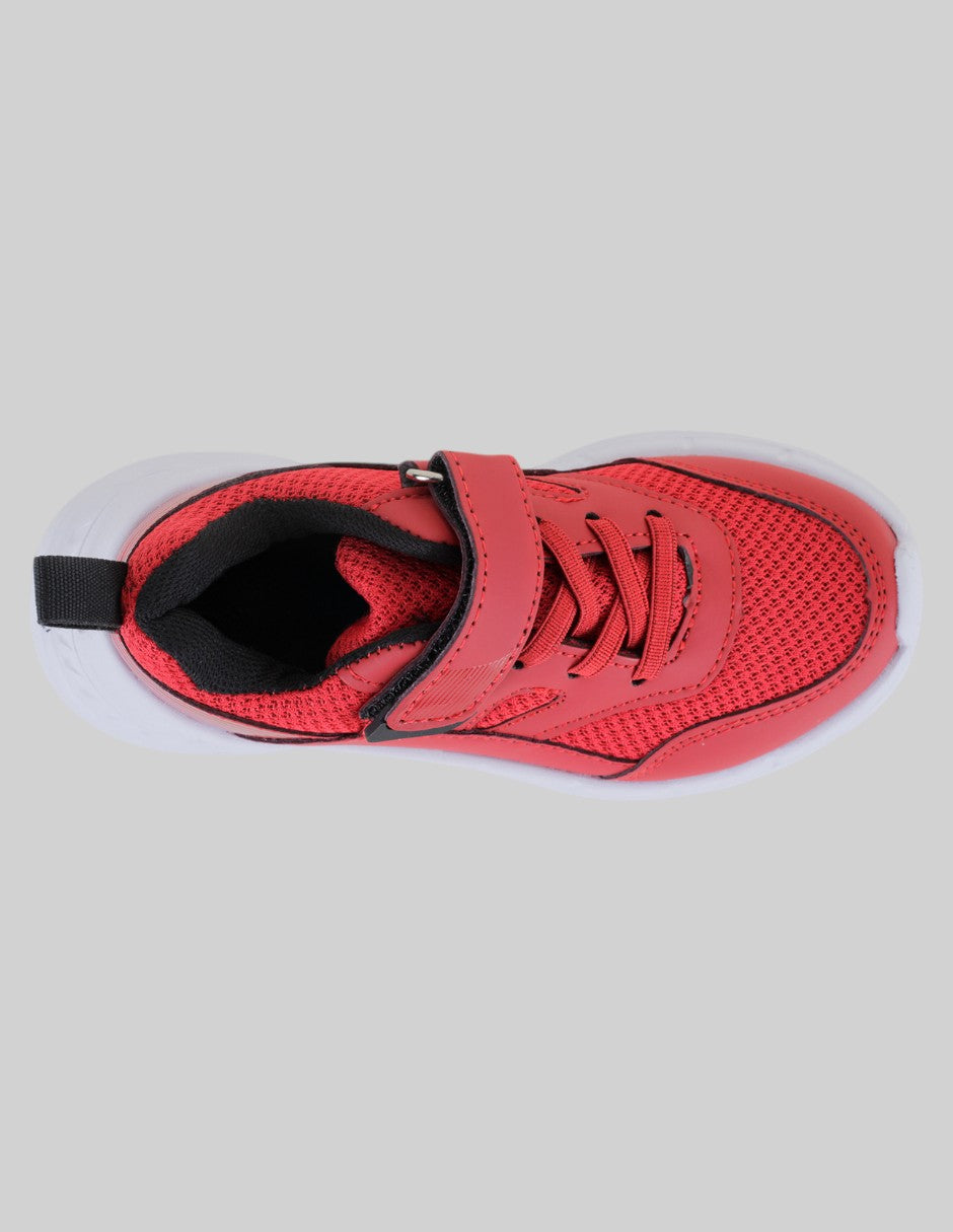 Tenis Kids  en Sintético – Rojo
