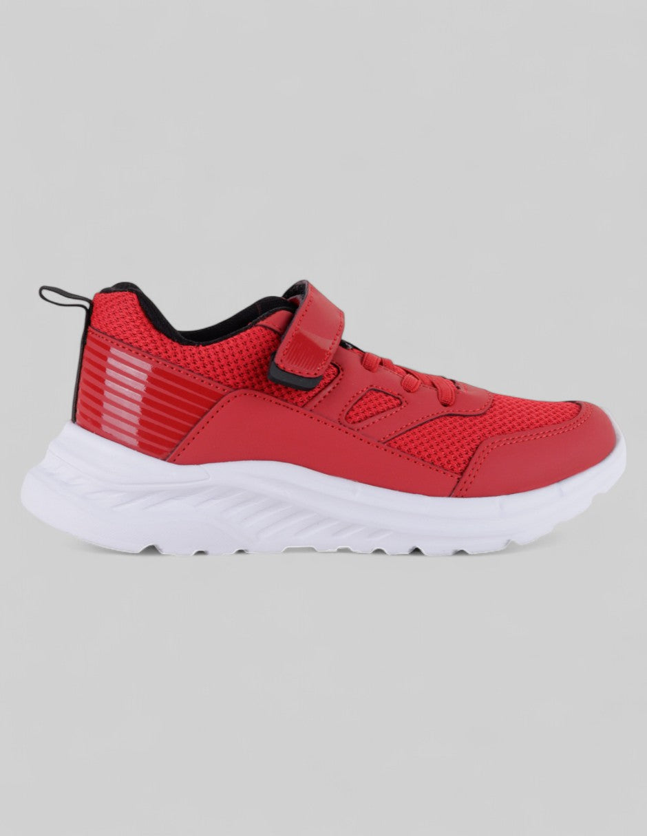 Tenis Kids  en Sintético – Rojo