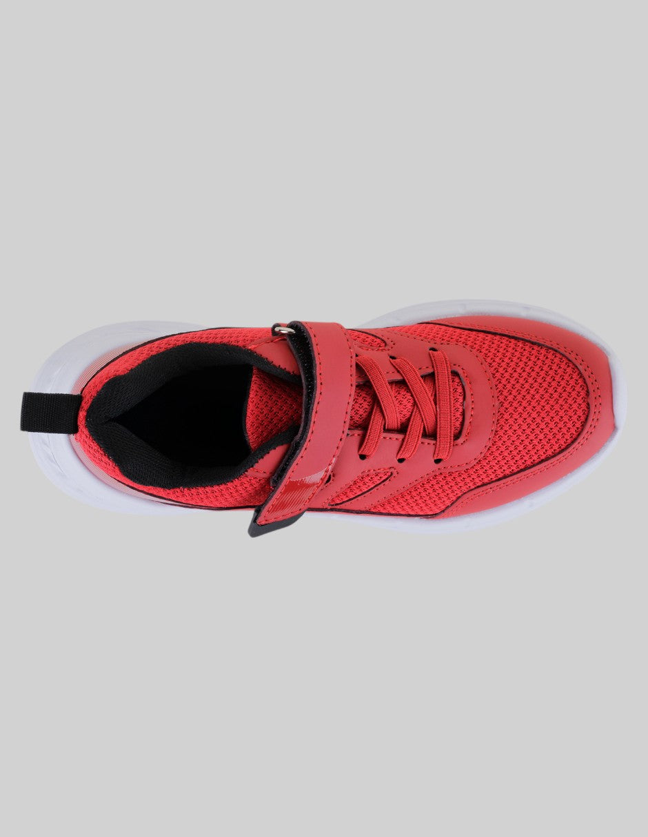 Tenis Kids  en Sintético – Rojo