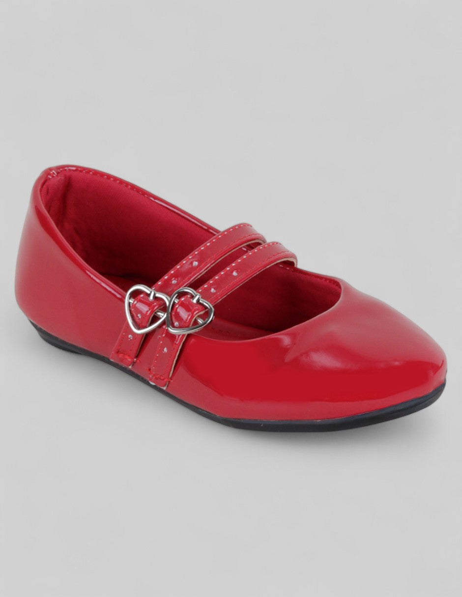 Mary jane Kids  en Charol – Rojo