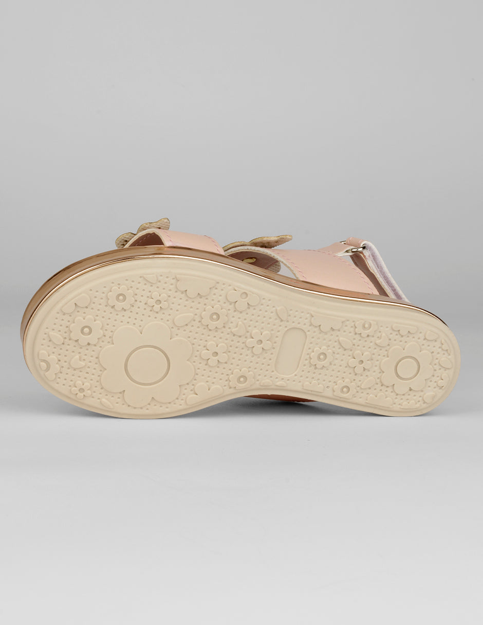 Sandalias Kids en Piel vegana – Rosa
