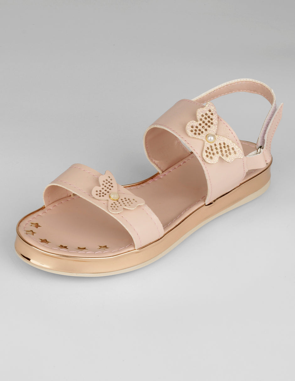 Sandalias Kids en Piel vegana – Rosa