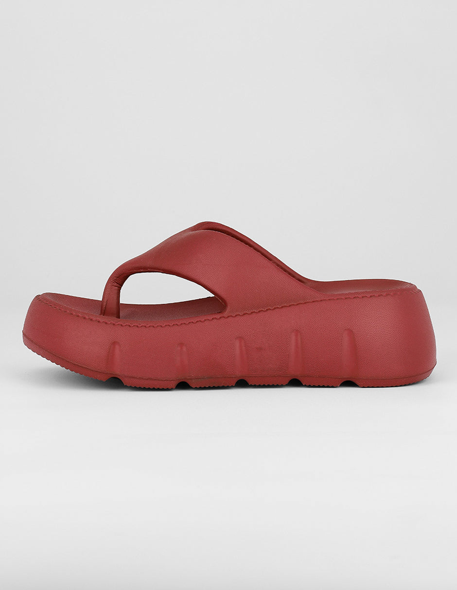 Sandalias clásicas Exterior Sintético Color Rojo Para Mujer De RBBASICS