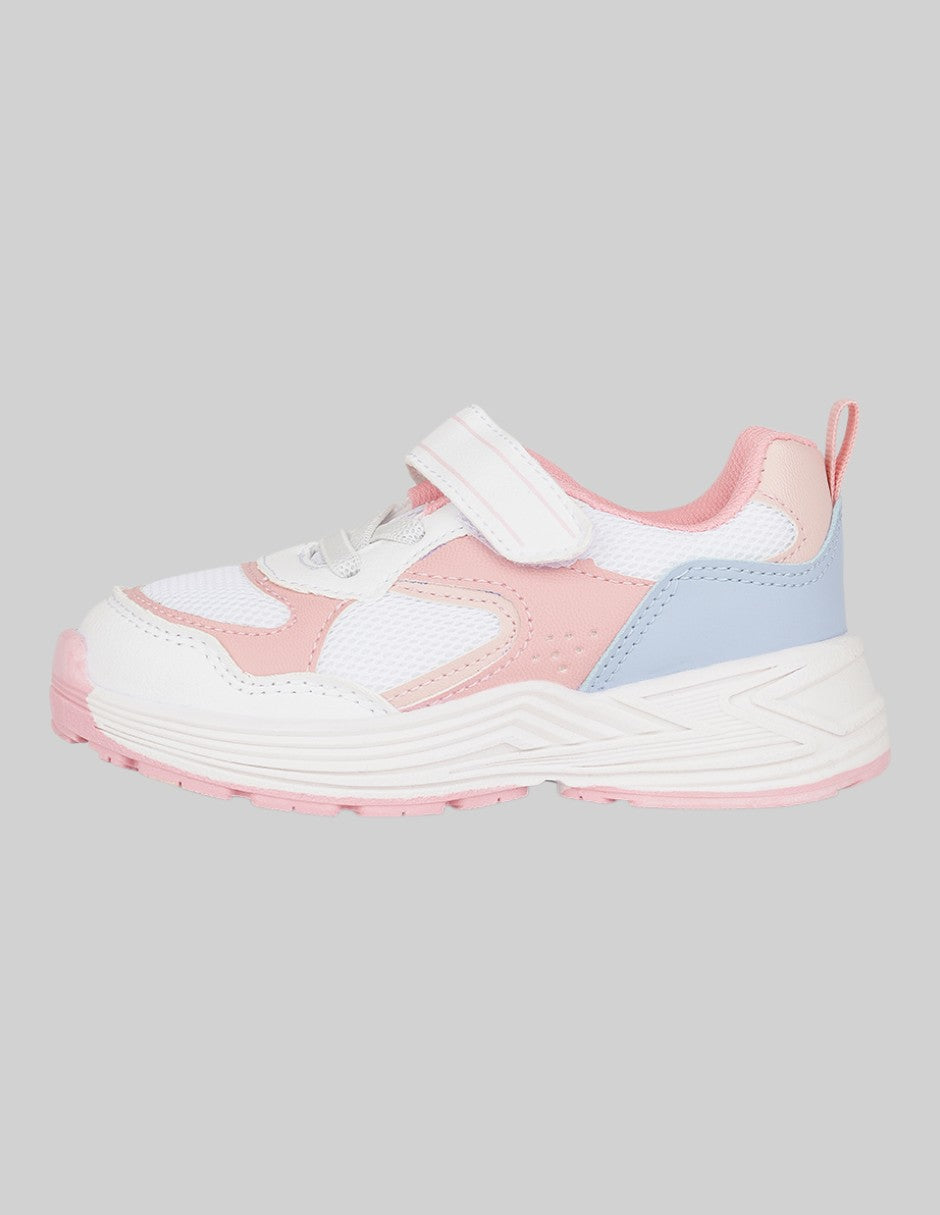 Tenis Exterior Textil Color Rosa Para Niña De RBCOLLECTION