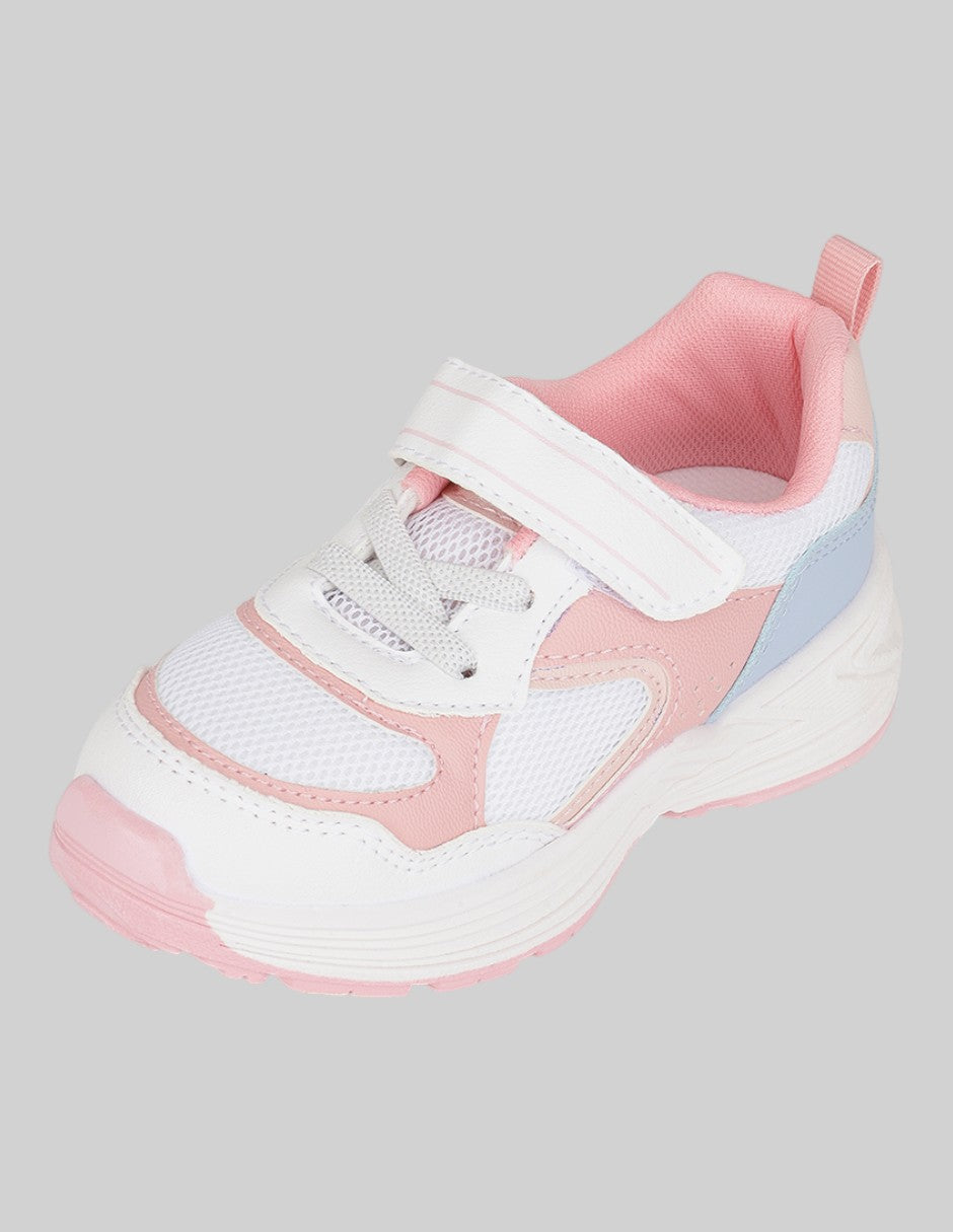 Tenis Kids en Textil – Rosas