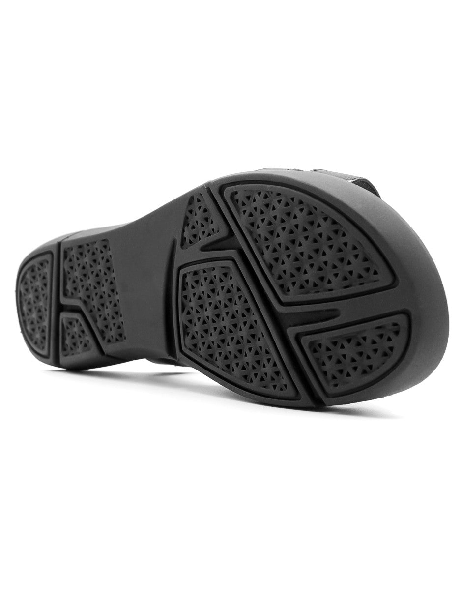 Sandalias de piso en sintético- Negro