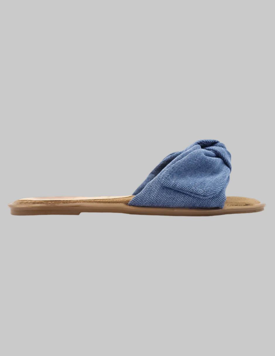 Sandalias de piso Soft en Textil – Azul