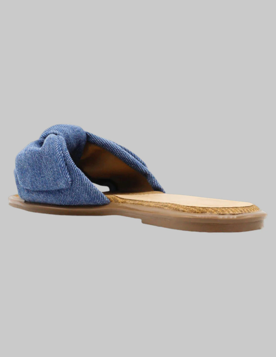 Sandalias de piso Soft en Textil – Azul