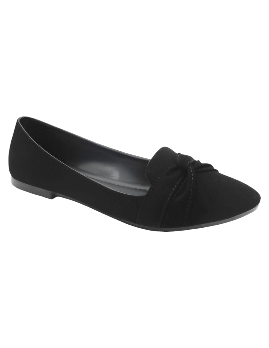 Flats clásicas Exterior Piel vegana Color Negro Para Mujer De RBBASICS