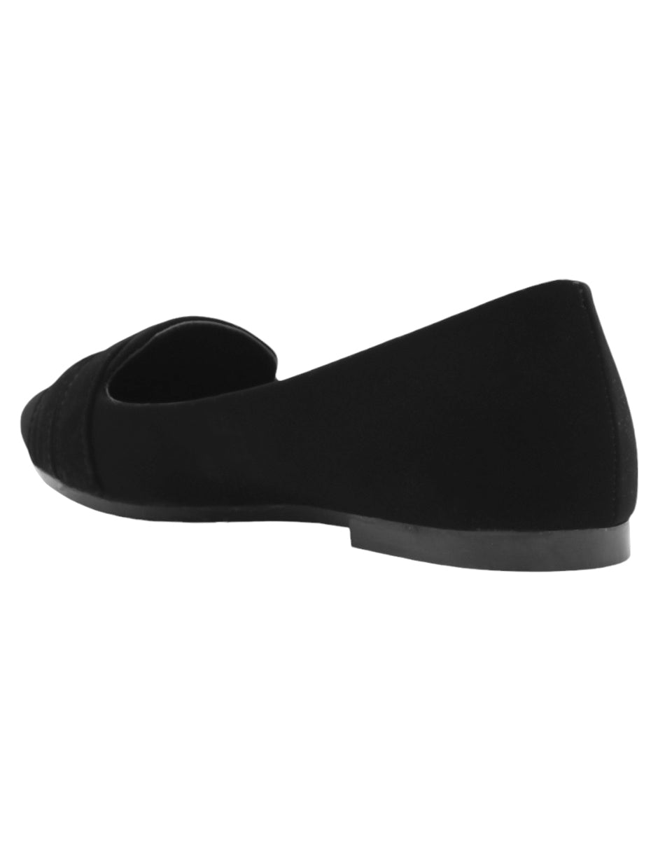 Flats clásicas en Piel vegana – Negro