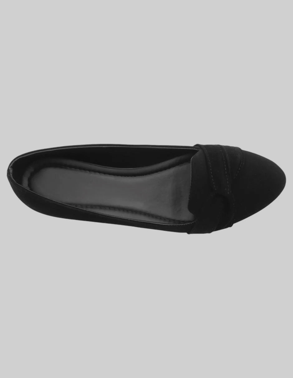Flats clásicas Classy en Piel vegana – Negro