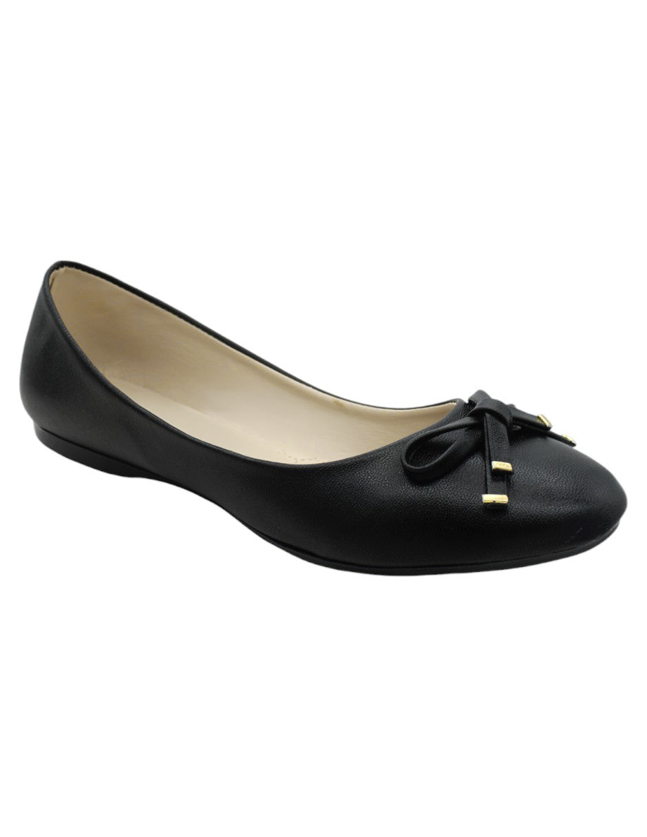 Flats clásicas en Piel Vegana – Negro