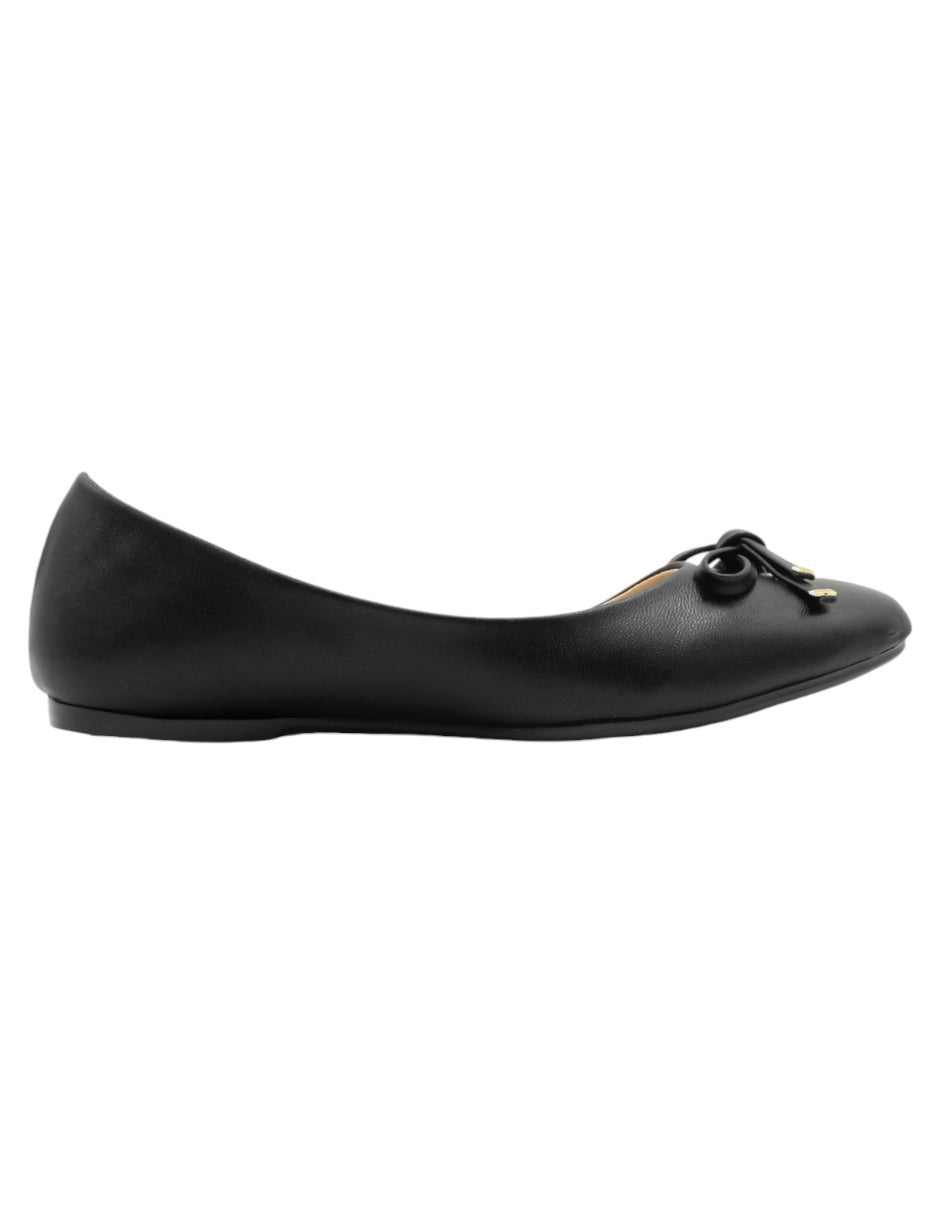 Flats clásicas en Piel Vegana – Negro