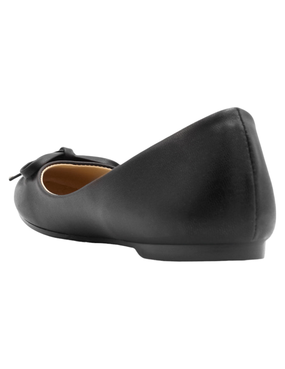 Flats clásicas en Piel Vegana – Negro