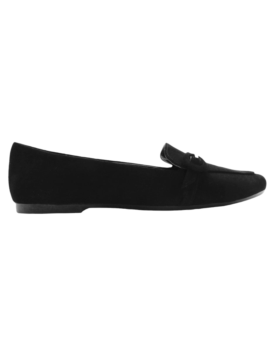 Flats clásicas en Piel vegana – Negro