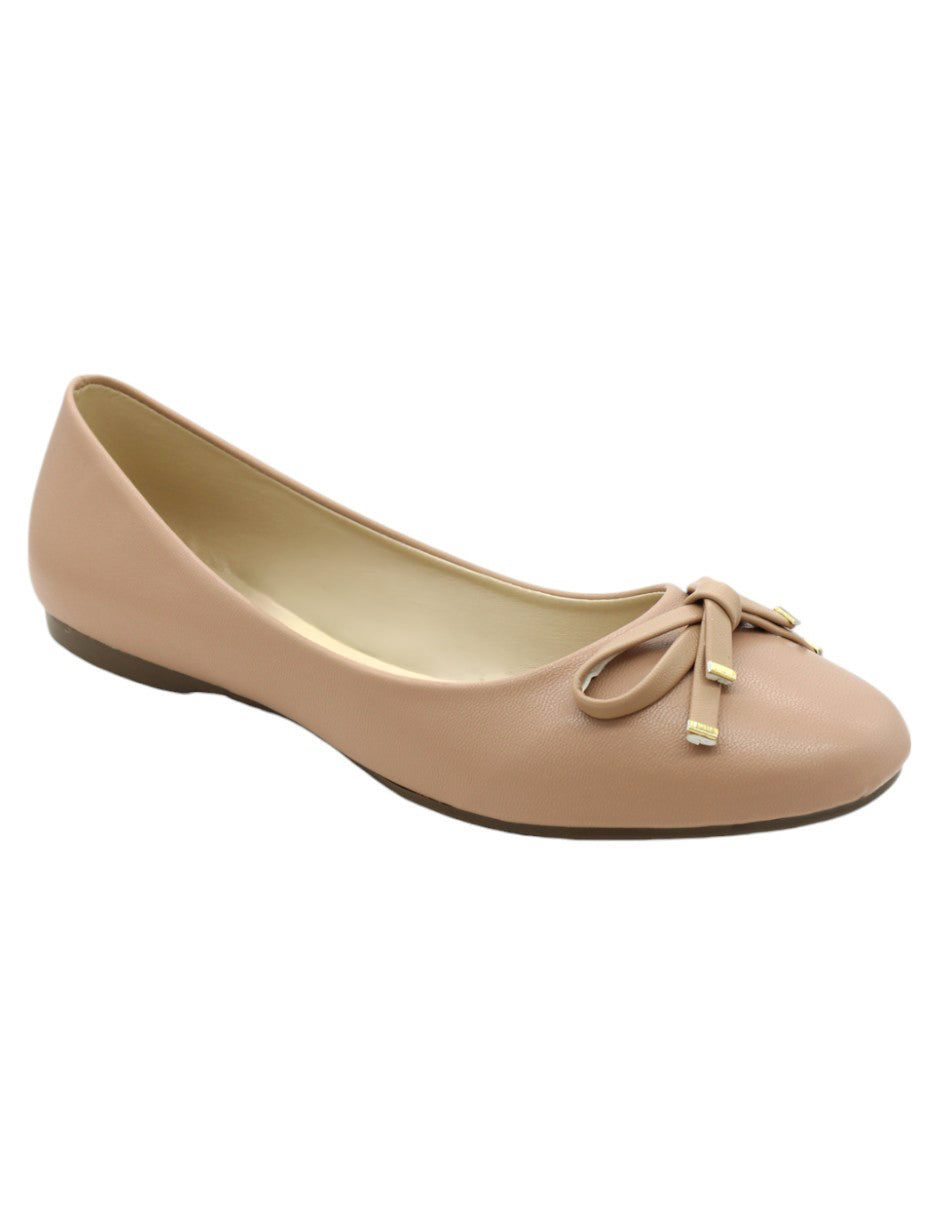 Flats clásicas en Piel Vegana – Beige