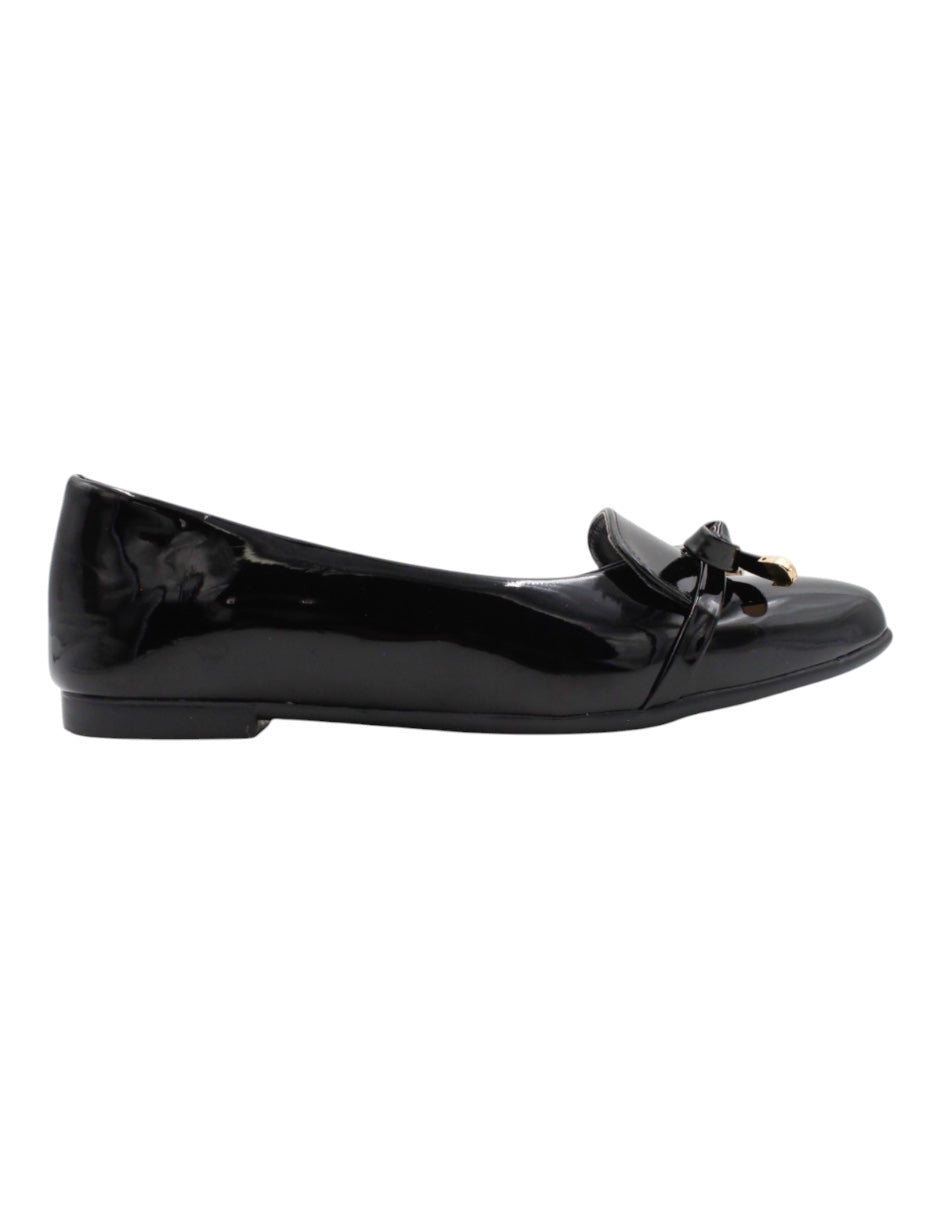 Flats clásicas en Piel vegana – Negro