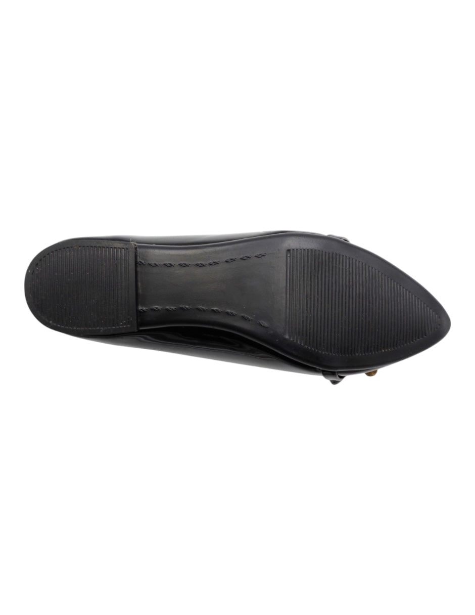 Flats clásicas en Piel vegana – Negro