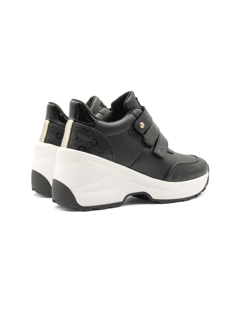 Tenis sin cordones Color Negro Para Mujer De GBG