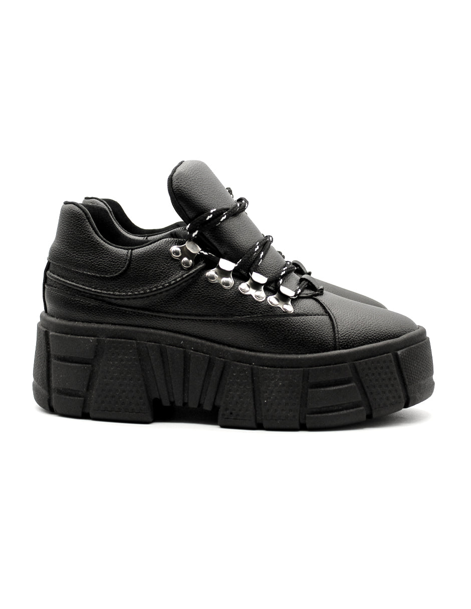 Tenis tipo deportivo Color Negro Para Mujer De QUEEN BEE