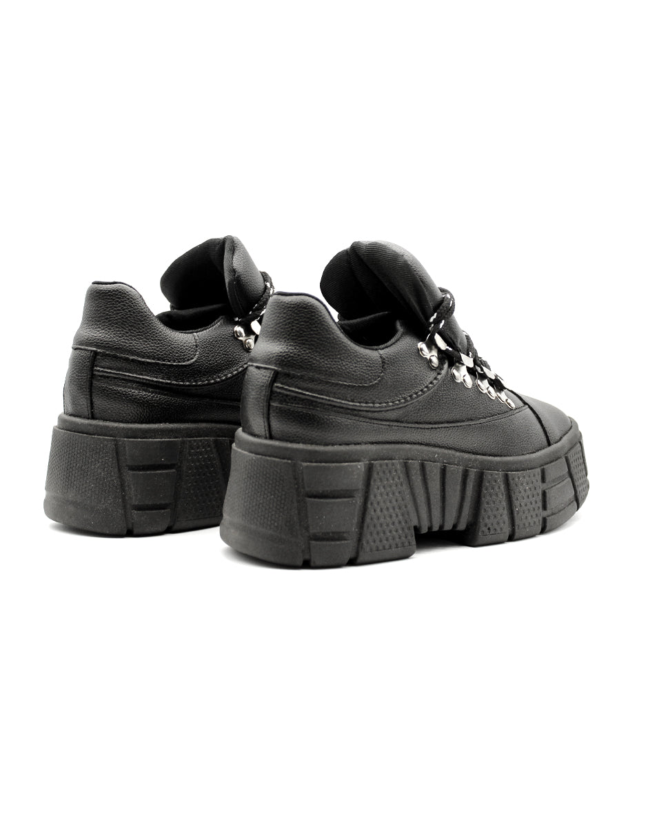 Tenis tipo deportivo Color Negro Para Mujer De QUEEN BEE