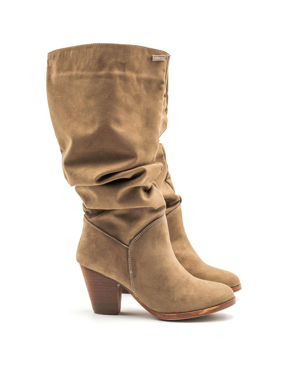 Botas altas Color Café Para Mujer De MORAMORA