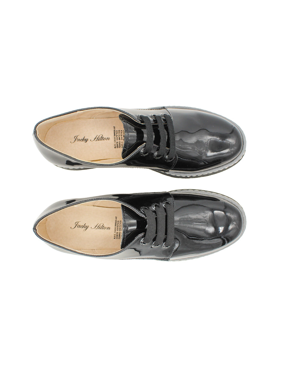 Oxfords Color Negro Para Mujer De JACKY HILTON