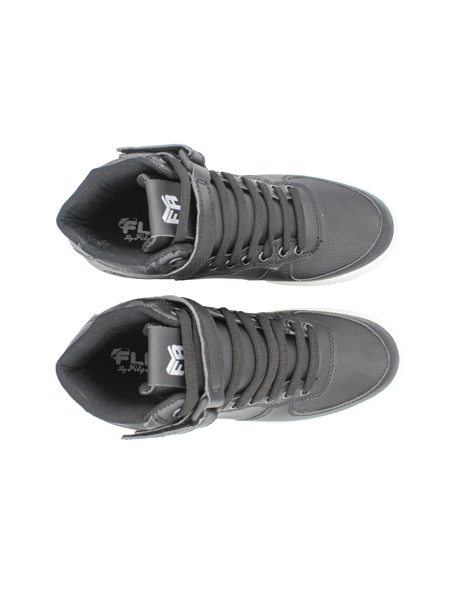 Tenis botín Color Negro Para Mujer De FLR