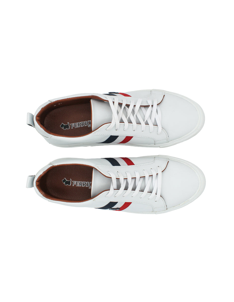 Tenis tipo deportivo Color Blanco Para Hombre De FERRIONI