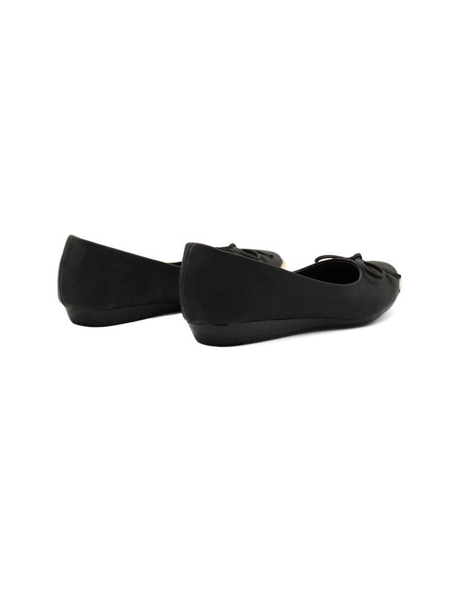 Flats puntales Color Negro Para Mujer De IVI LOVE