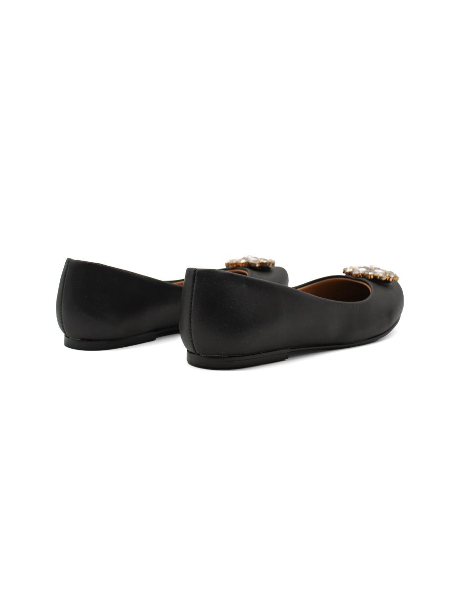 Flats clásicas Color Negro Para Mujer De LADY ONE