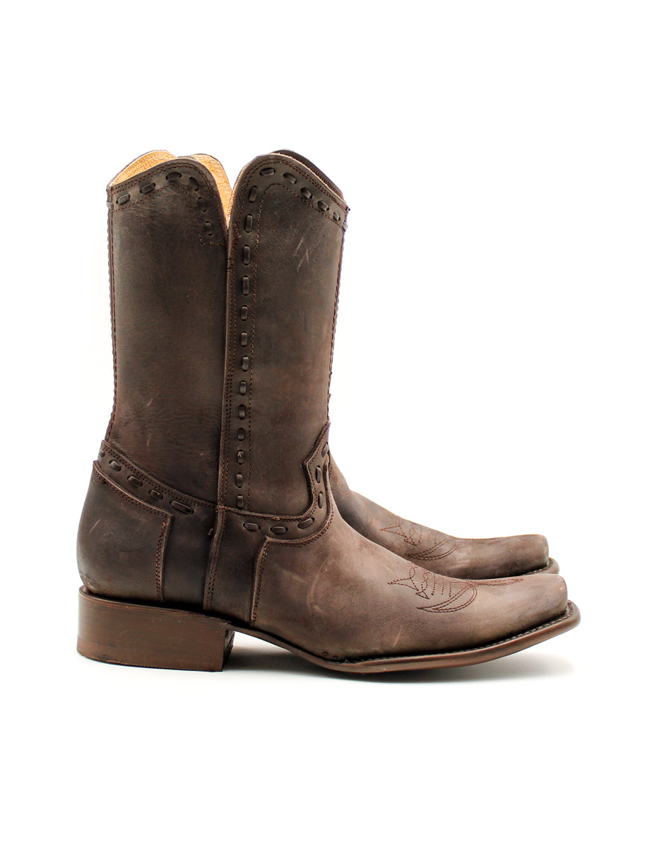 Botas tipo western Color Café Para Hombre De