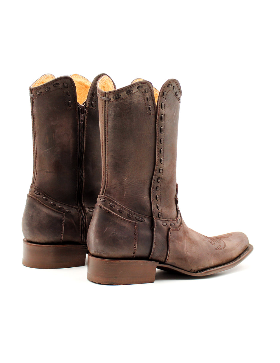 Botas tipo western Color Café Para Hombre De