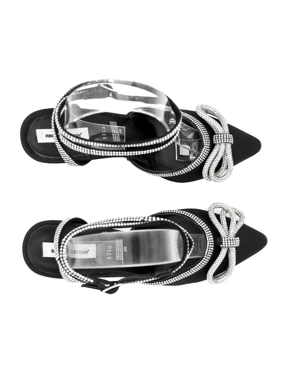 Sandalia con tacón Color Beige  Para Mujer De RBCOLLECTION Talla 26