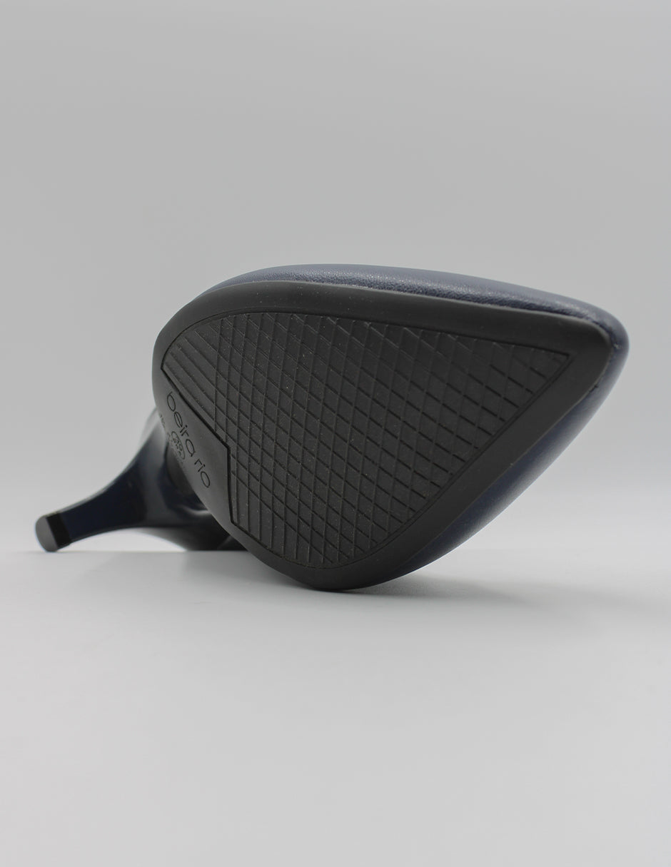 Zapatillas en Piel vegana – Azul Talla 26