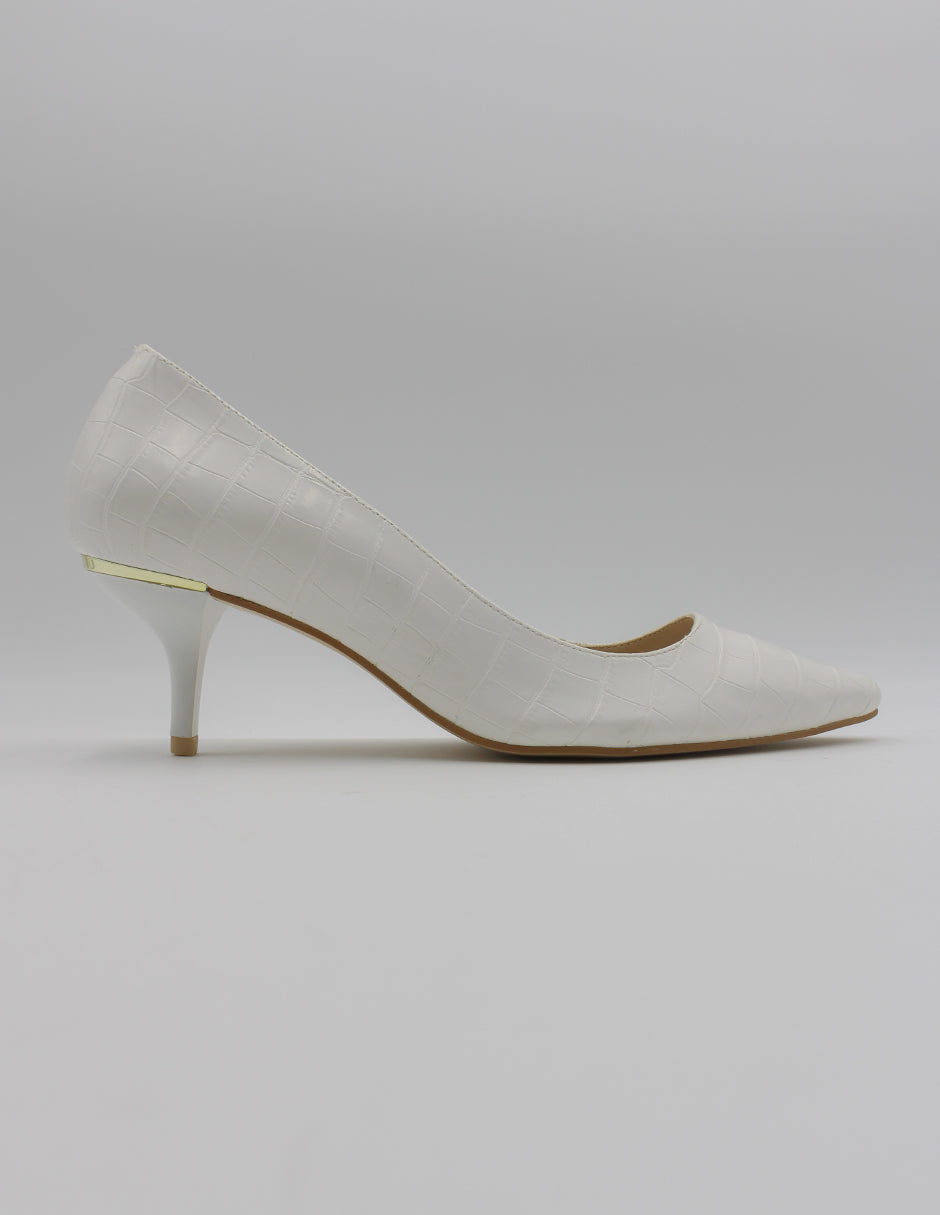Zapatillas en Piel vegana – Blanco