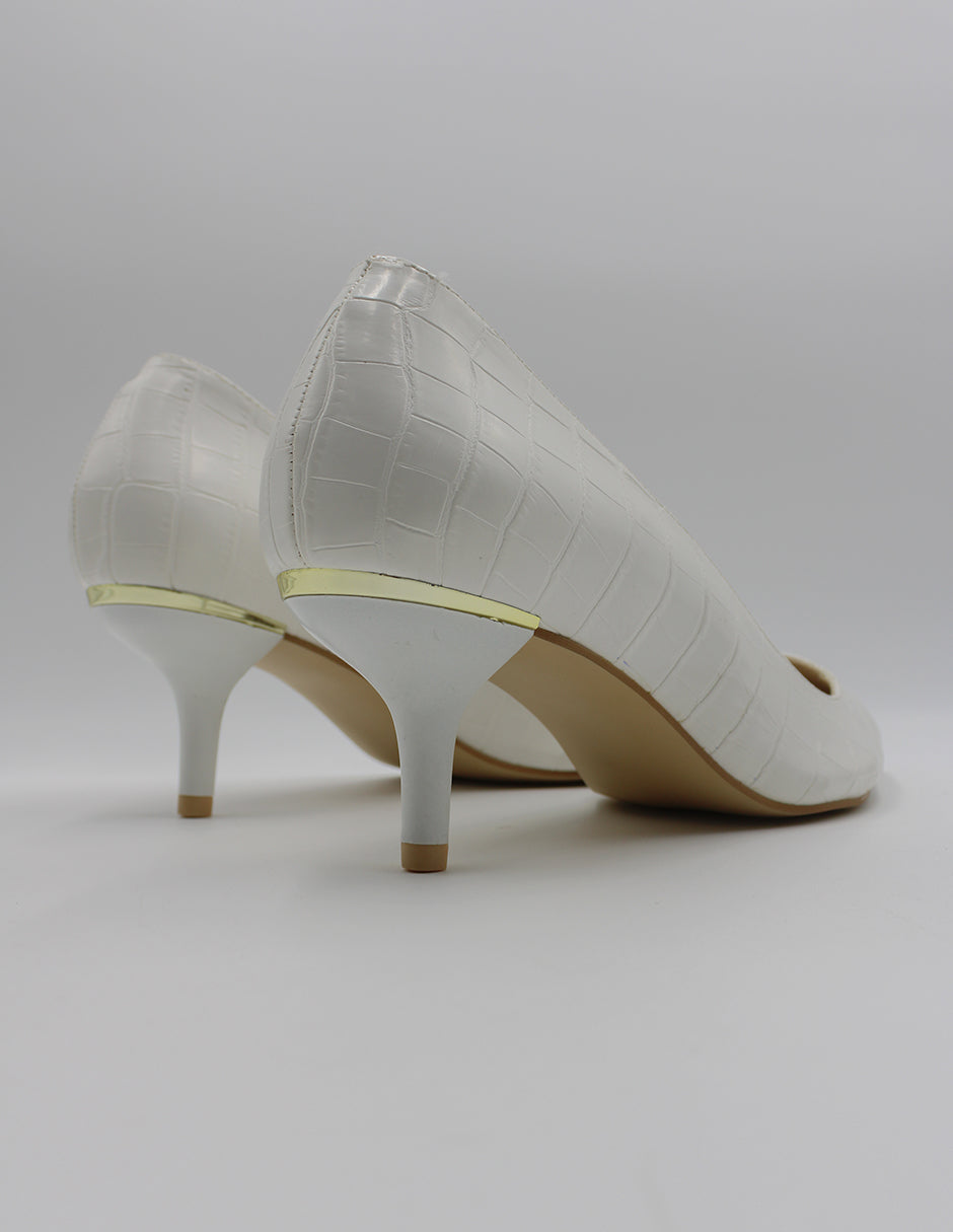 Zapatillas en Piel vegana – Blanco