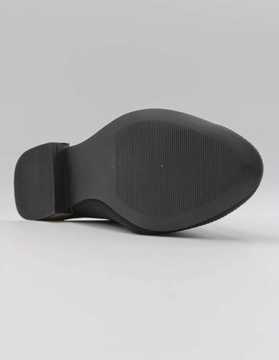 Flats clásicas en Textil – Negro