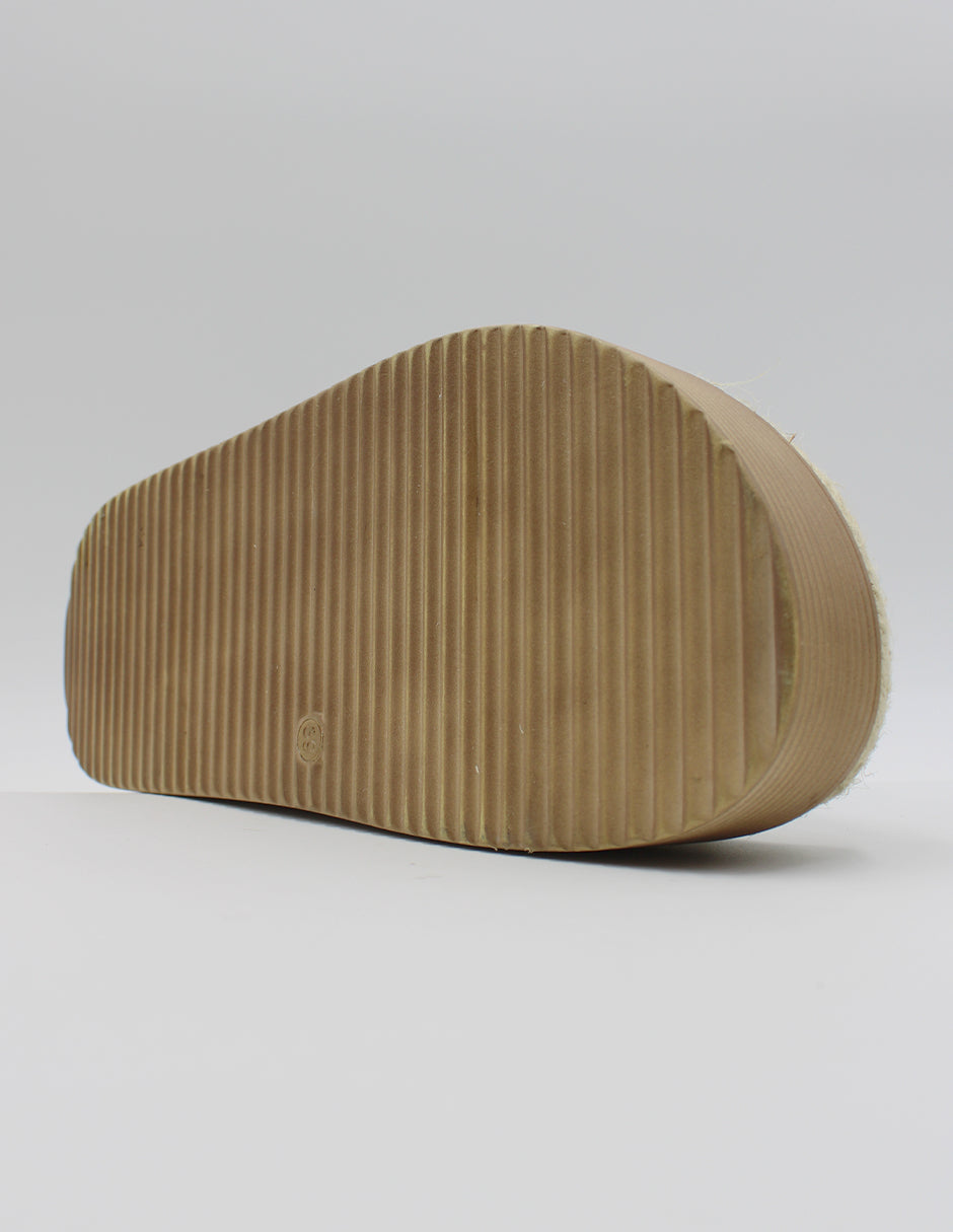 Sandalias con plataforma en Textil – Azul