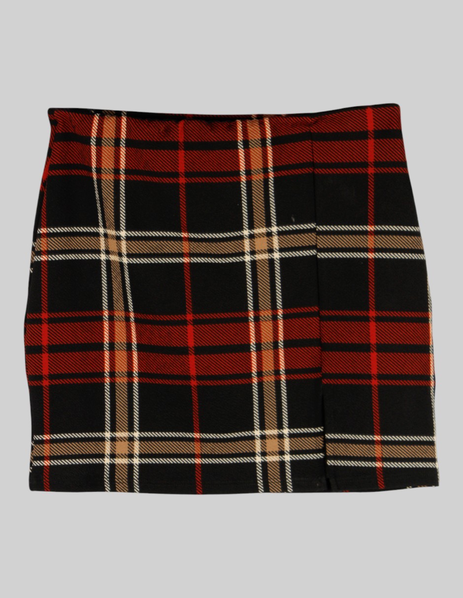 Falda Exterior Poliéster  Color Multicolor Para Mujer De santory