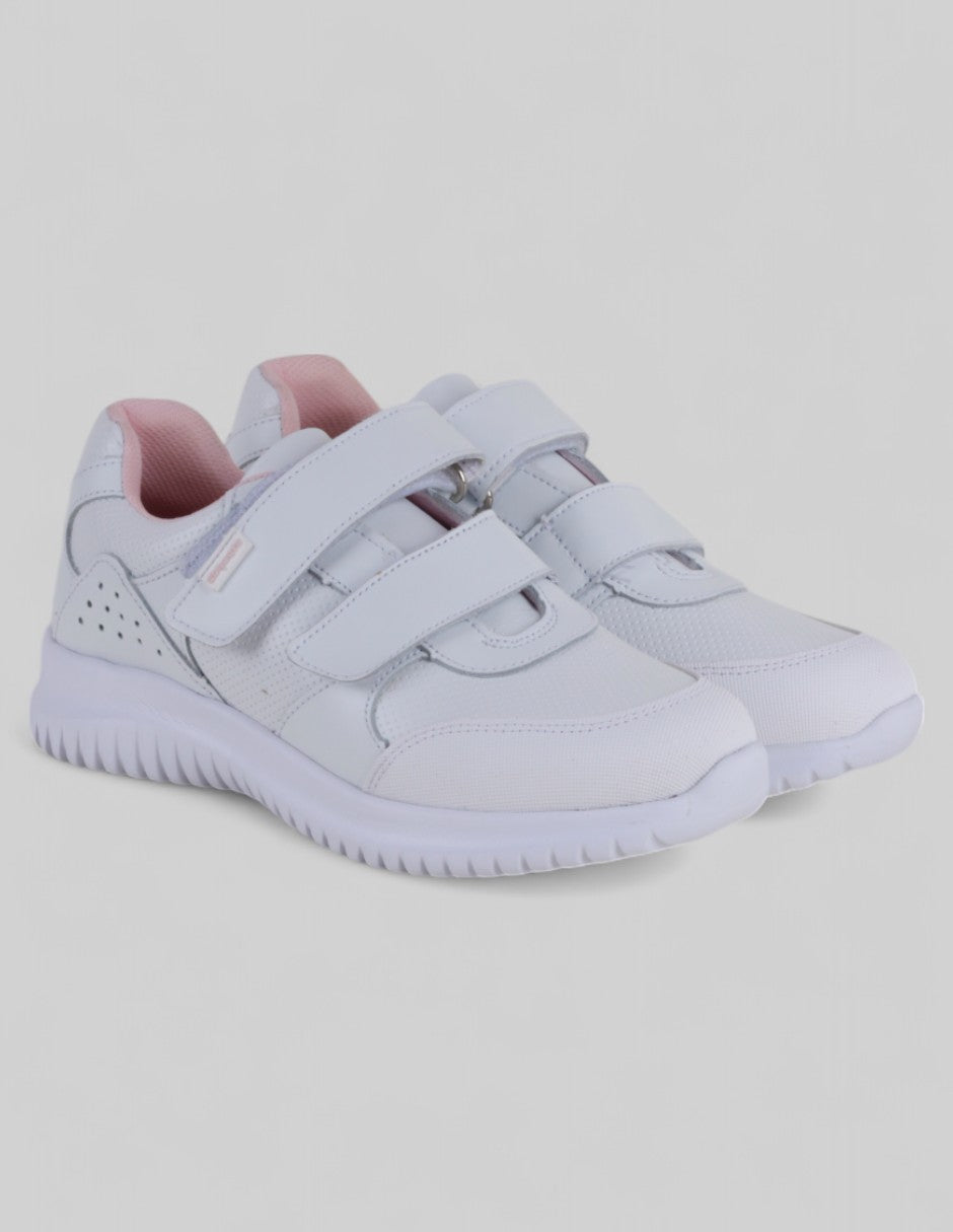 Tenis tipo deportivo Exterior Piel Color Blanco Para Mujer De Coqueta