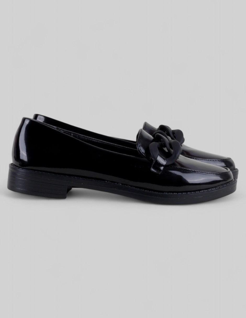 Mocasines en Charol – Negro