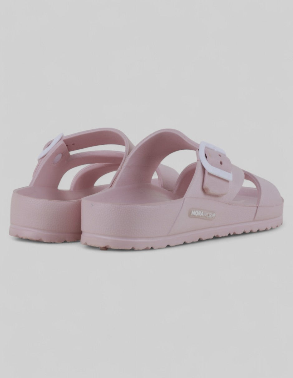 Sandalias de piso en Sintético – Rosa